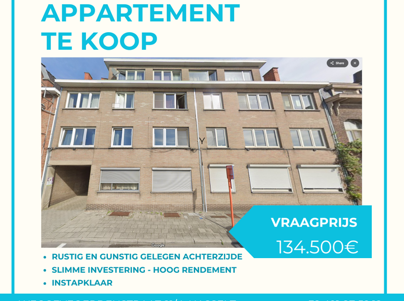 Appartement à vendre
                    à 3500 Hasselt